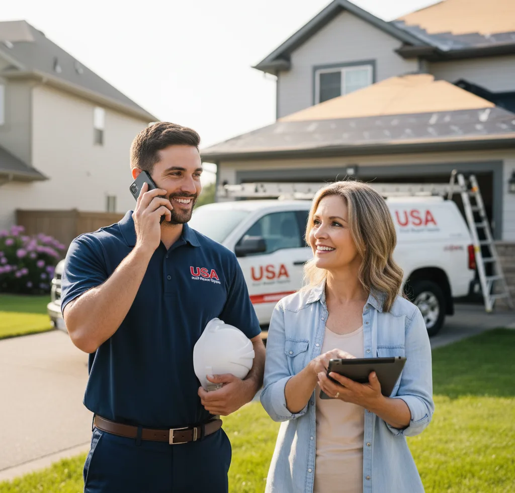 USA Roof Repair Experts customer support in Eagle